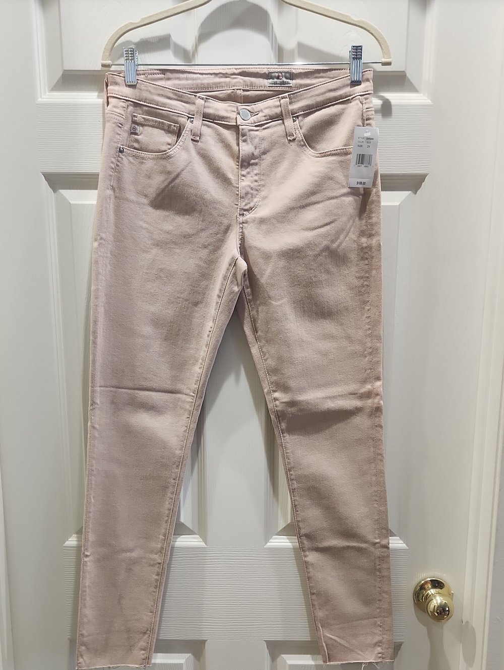 Ag Adriano Goldschmied Skinny Jeans in Pale Blush